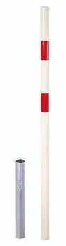 Markenware Absperrpfosten STABO 60 mm Bodenhülse GAH Alberts | Absperrpfosten STABO 60 mm Bodenhülse GAH Alberts | STABO | 1200 mm | 60 mm | feuerverzinkt/weiß kunststoffbeschichtet | – mm | 2 rot reflektierende Ringe | 400 mm | – mm | per Drehbewegung arretier,- u. lösbar | 1779176