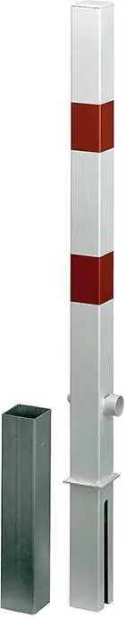 Abverkauf Absperrpfosten Passau 70x70 mm Dreik. Einbet. GAH Alberts | Absperrpfosten Passau 70x70 mm Dreik. Einbet. GAH Alberts | PASSAU | – mm | 400 mm | zum Einbetonieren mit Bodenhülse | 70x70 mm | 1769336