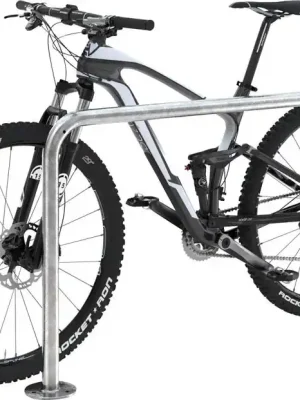 Sonderangebot Fahrrad-Anlehnbügel Edelstahl, L 1000 mm zum Aufdübeln | Fahrrad-Anlehnbügel Edelstahl, L 1000 mm zum Aufdübeln | 1777351