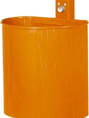 Abfallbehälter 20L inkl. Wandbef. orange | Abfallbehälter 20L inkl. Wandbef. orange | 1781234 Neu Im Sortiment