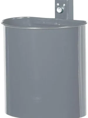 Abfallbehälter 20L inkl. Wandbef. grau. | Abfallbehälter 20L inkl. Wandbef. grau. | 1779325 Top-Angebot
