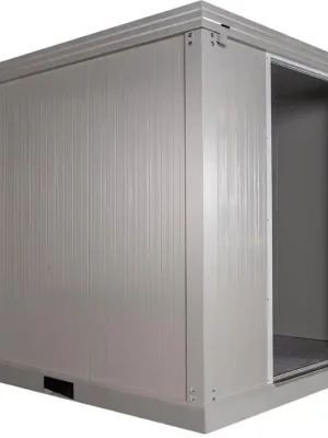 ThermoSafe TS+ 3,1x2,4 isolierter Cont.3,1m , einflg. Türe 1050x2200mm montiert | TS+ 3x2 | 3090/2920 mm | 1779686 Top-Seller
