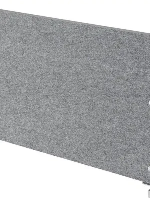 Akustik-Trennwand ARW12 für 120er Tisch grau-meliert, Filzoptik | für 1200-mm-Tisch | 1195x25/50x500 mm | 1786152 Neue Ware
