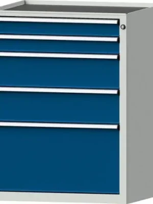 Nur Für Kurze Zeit Schubladenschrank 3009 600x600mm, 5 SL,7035/5010 | 760 mm | 600x600 mm | 1780824