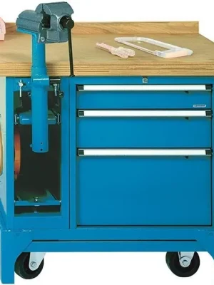 Top-Angebot Mob.Werkbank FMW100/3 m.Kabelaufroller RAL5012 LOKOMA | mit Kabelaufroller | 1775451