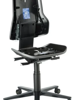Versand Am Gleichen Tag Bimos Arbeitsstuhl ESD Neon 2, grau Sitzhöhe 450-620 mm mit Rollen, ohne Polster | Flexband: grau | 1775949