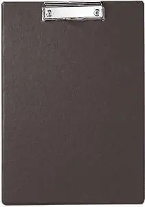 A4 Schreibplatte schwarz m. Folienüberzug | 1776073 Finale Aktion