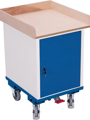 Rollschrank 150kg B575xT660xH905mm RAL 7035/5010 1 Schrank VarioFit | 1781898 Angebot