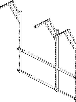 Tischaufbau m4p 3 Säulen, 1685 breit | 1777554 Neue Ware