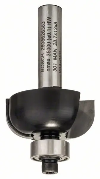 Bosch Hohlkehlenfräser, 8 mm, R1 8 m online kaufen Sichere Zahlung