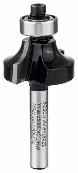 Abverkauf Bosch Abrundfräser, 1/4 Zoll, R1 6,3 online kaufen