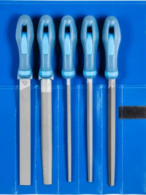Zertifiziert PFERD Werkstattfeilen-Set WR 5-tlg. in Rolltasche 200mm Hieb 1 | 200 mm | 1062737
