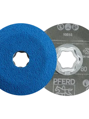 Bestpreis PFERD COMBICLICK Fiberscheibe Ø 100mm VICTOGRAIN-COOL80 für Stahl und Edelstahl | 80 | VICTOGRAIN-COOL | 100 mm | 25 Stück | 1070205