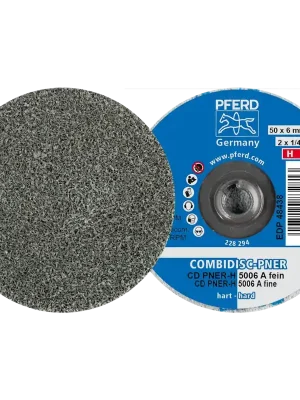 Wochenendangebot PFERD COMBIDISC verpresste Vliesronde CD PNER Ø 50mm Hart A Fein | H (hart) | F (fein) | Korund A | 50 mm | System CD | 1066973