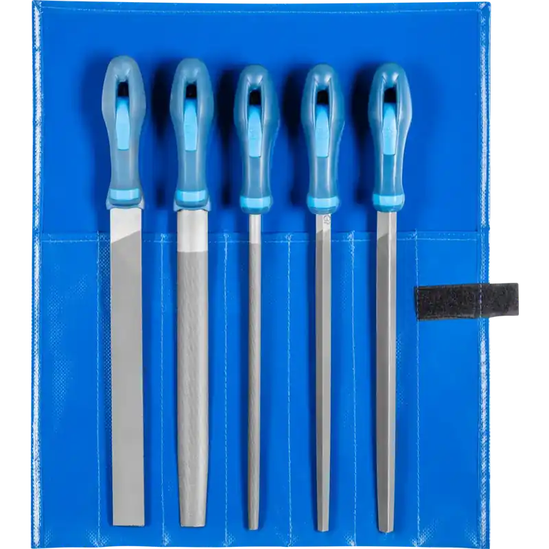 Abverkauf PFERD Werkstattfeilen-Set WR 5-tlg. in Rolltasche 250mm Hieb 1 | 250 mm | 1062740