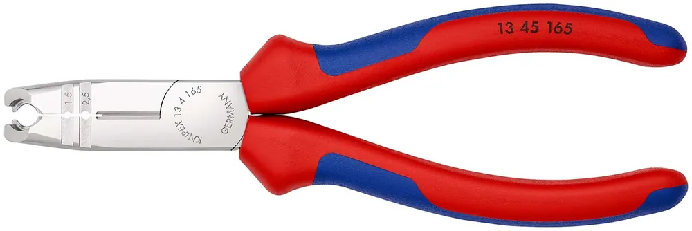 KNIPEX Abmantelungszange mit Mehrkomponenten-Hüllen verchromt 165 mm | verchromt | mit Mehrkomponenten-Hüllen | verchromt | 1166169 Letzte Chance