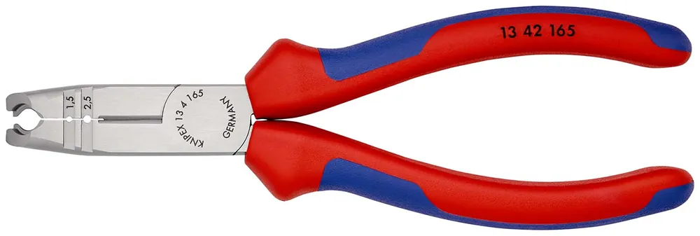 Saisonangebot KNIPEX Abmantelungszange mit Mehrkomponenten-Hüllen schwarz atramentiert 165 mm | poliert | mit Mehrkomponenten-Hüllen | schwarz atramentiert | 1166168