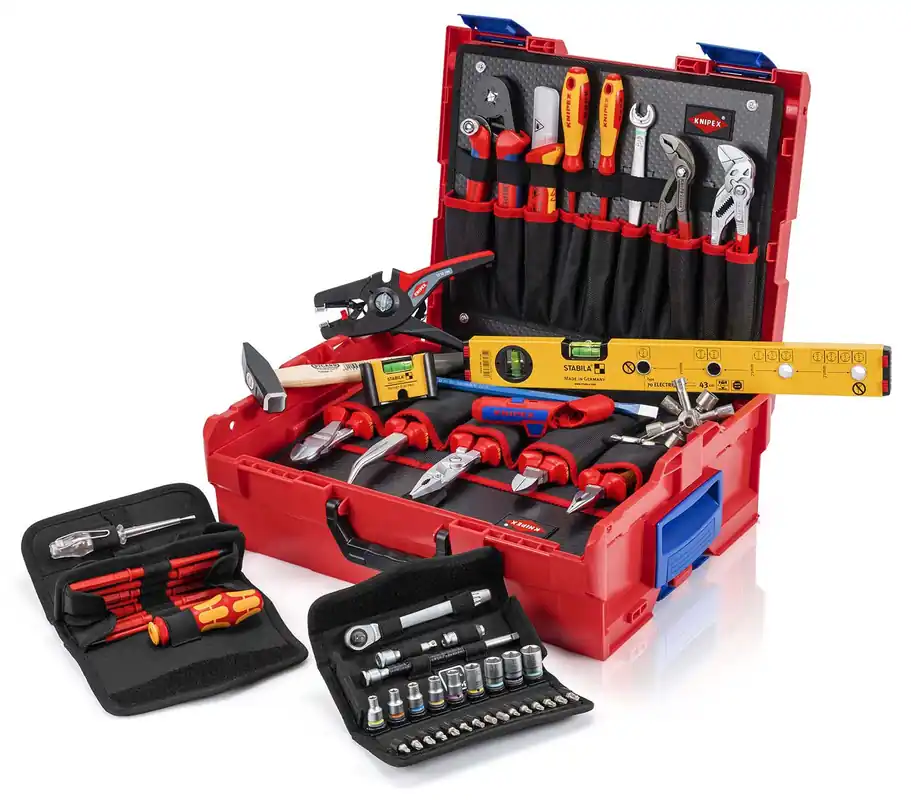 Expressversand KNIPEX L-BOXX® Elektro 63-teilig 357 mm | 1165961