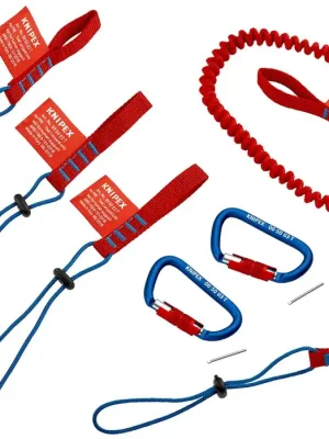 KNIPEX Sicherungssystem-Set 1 x 00 50 01 T BK, 3 x 00 50 02 T BK, 2 x 00 50 03 T BK | 1166028 Direkt Vom Hersteller