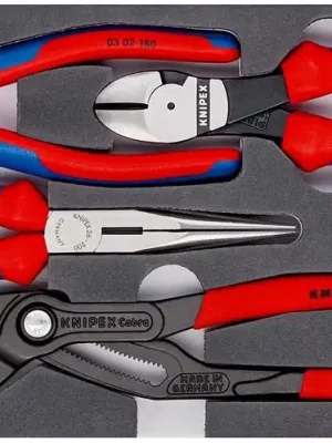 Geprüft KNIPEX Zangen-Set in Schaumstoffeinlage 4-teilig | 1165910