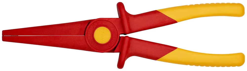 Angebot KNIPEX Flachrundzange aus Kunststoff isolierend mit Weichkunststoff-Zone für sicheren Halt Kunststoff 220 mm | 1167516