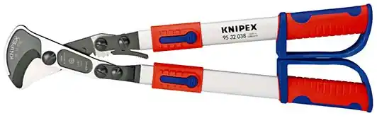 Highlight KNIPEX Kabelschere (Ratschenprinzip) mit Teleskopschenkeln mit Mehrkomponenten-Hüllen 570 mm | 1167023