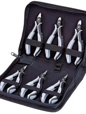 Angebot KNIPEX Elektronikzangen-Set mit Werkzeugen für Arbeiten an elektronischen Bauteilen 6-teilig | 1165932