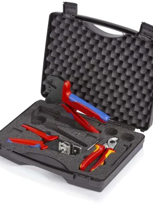 Günstig KNIPEX Werkzeugkoffer für Photovoltaik 1 x 12 12 12, 1 x 95 16 165, 1 x 97 43 200 A | 1167227