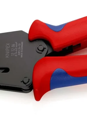 Angebot KNIPEX Präzisions-Abisolierzange mit Formmessern mit Mehrkomponenten-Hüllen brüniert 195 mm | 1166119
