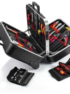 Jetzt Bestellen KNIPEX Werkzeugkoffer "BIG Twin Move" Elektro 63-teilig 290 mm | 1165982