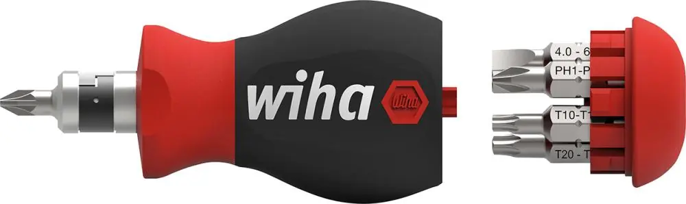 Markenprodukt Wiha Bit-Magazinhalter Stubby 7-teilig Doppelbit | 1414367