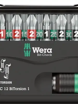 Direkt Vom Hersteller Wera Bit-Satz Bit-Check 12 BiTorsion 1 | 1416108