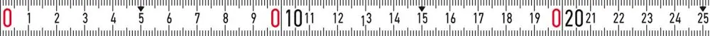 Nur Heute BMI Bandmaß selbstklebend 10mx13mm weiß links | 10 m | 1412954
