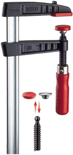BESSEY Schraubzwinge Temperguss 800x120mm | 800 mm | 120 mm | 35 x 11 mm | 1414908 Neuheit