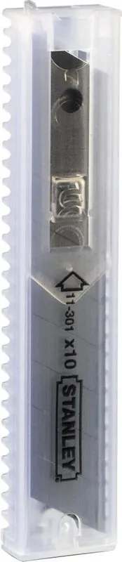 STANLEY Abbrechklinge 18mm a 10 Stück | – | 10 Stück | 7 | 18 mm | 1353844 Garantierte Lieferung