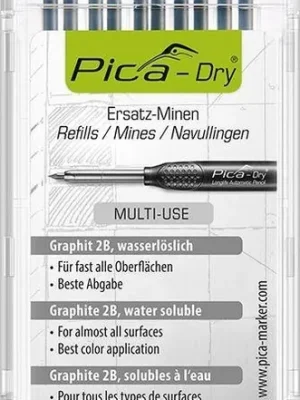 Rabatt Pica Minen-Set für Tieflochmarker -Dry Graphit | 10 graphit | Minen-Set, feucht abwischbar, graphit | 1402402
