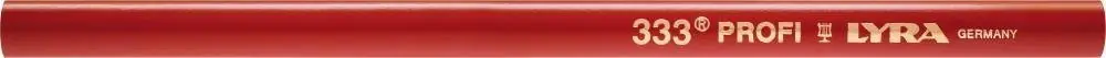 LYRA Zimmermanns-Bleistift 333oval rot 30cm | 300 mm | 1408347 Preiswert