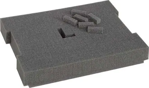 Finale Aktion L-BOXX Rasterschaumstoff für L-BOXX 102 B405xT315xH60 mm vorperforiert | 405 x 315 x 50 mm | 102 | 1408930