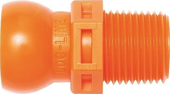 LOC-LINE Anschlussnippel 4-teilig für Kühlmittelschlauch R3/8" | R 3/8" mm | Anschlussnippel | 4 Stück | 1416472 Echt