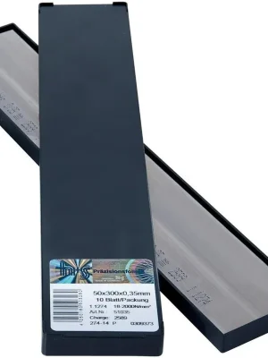 h+s Präzisionsfolien Metallfolien Plattenware rostfrei 50x300x0,04mm 10Bl/P H+S | 0,04 mm | 1407374 Günstig