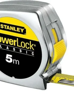 STANLEY Taschenbandmaß Kunstst. 5m 25mm POWERLOCK | 5 m | 25 mm | 1353740 Schneller Versand