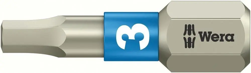 Expressversand Wera Bit rostfrei 1/4" DIN 3126 C6,3 Innensechskant 3x25mm | 3 mm | 1414744