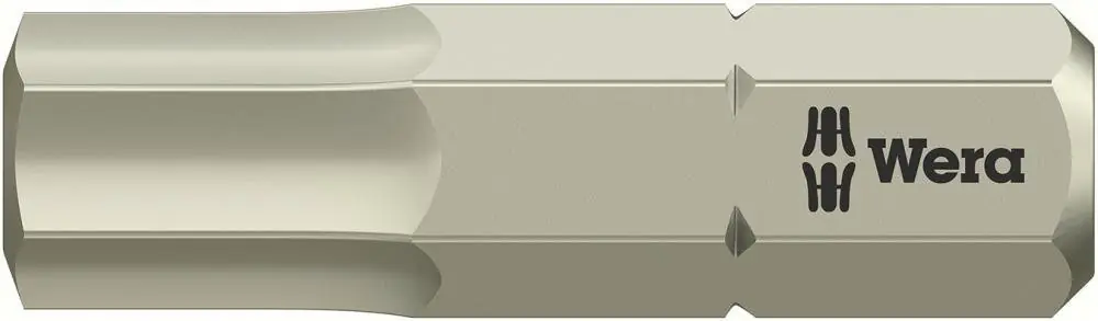 Billig Wera Bit rostfrei 1/4" DIN 3126 C6,3 Innensechskant 6x25mm | 6 mm | 1413637
