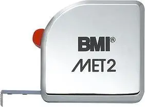 Knallerangebot BMI Taschenbandmaß MET2 3mx13mm weiß | 3 m | 1415967