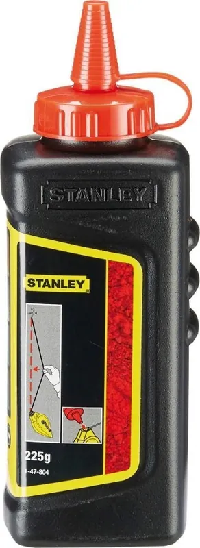 Neue Ware STANLEY Schlagschnur-Kreide 225g rot | 225 g | 1354104
