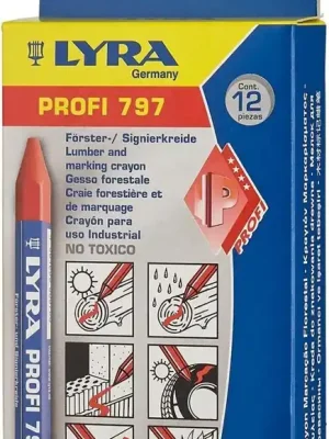 Lyra Förster- und und Signierkreide 797 rot a12Stück | rot | 1411311 Mega-Angebot