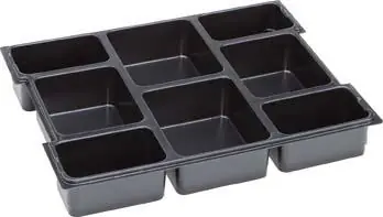 Nur Heute L-BOXX Kleinteileeinsatz für L-BOXX 102, 8 Mulden B405xT315xH62 mm | 404 x 317 x 61 mm | Kleinteileeinsatz, 8 Mulden | 102 | 1412577