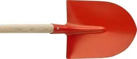 Frankfurter Schaufel rot Gr. 5 mit Stiel Import | 5 | mit Stiel | Frankfurter | 300 x 270 mm | 1396768 Zertifiziert