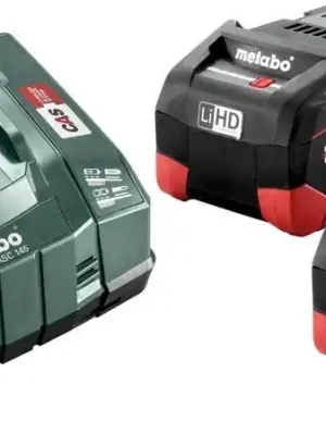 Jetzt Bestellen Metabo Akku-Starter Set LiHD 18,0 V 2 x 5,5 Ah Ladegerät ASC 145 metaBOX | 1370770