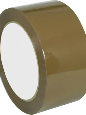BOPP-Verpackungsklebeband50mm x 66m, braun Naturkautschukkleber, leise abrollend Gerlinger | braun | 1410195 Preisreduziert